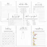 Minimalist Bridal Shower Games Bundle Printable by LittleSizzle
