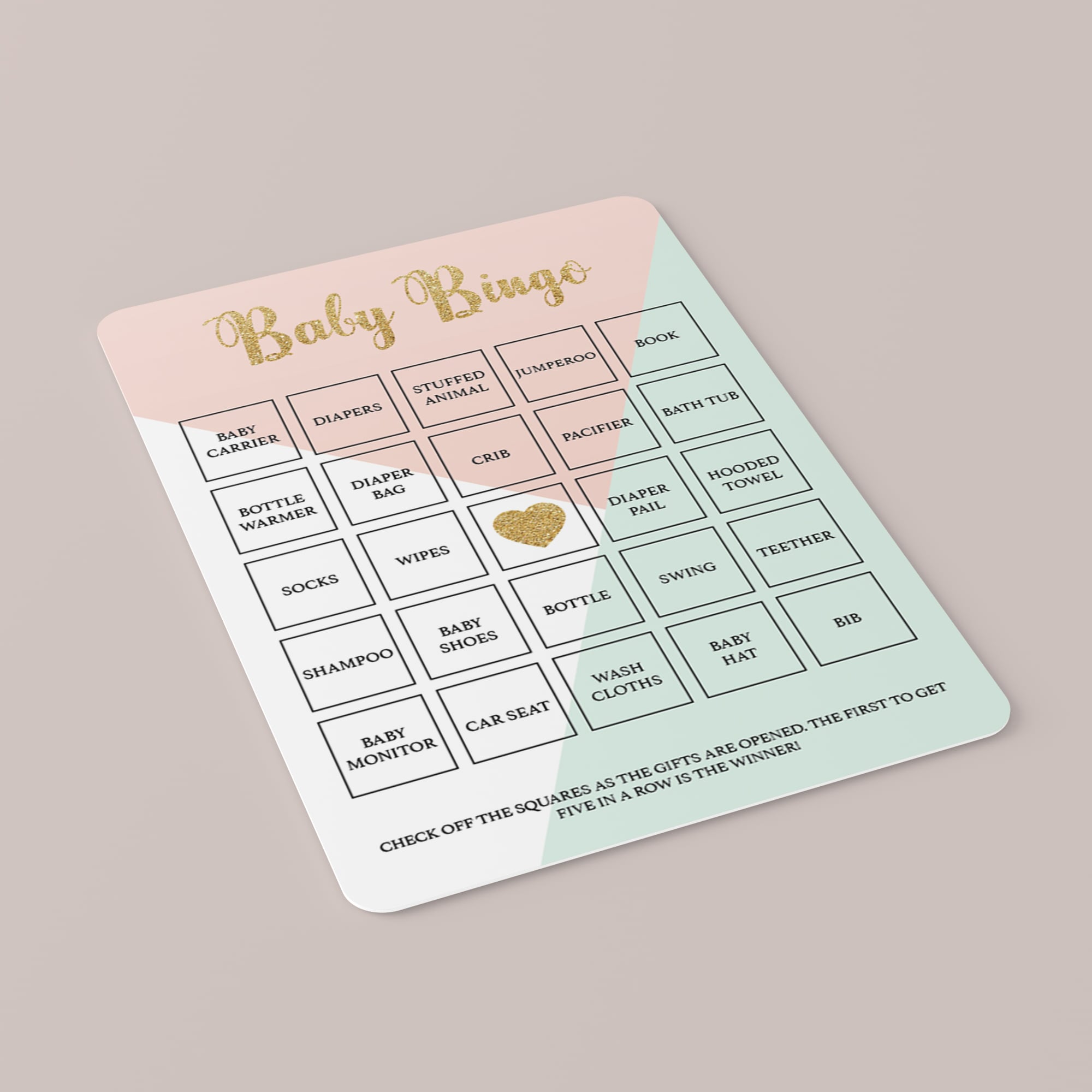 Instant PDF Download Baby Shower Games by LittleSizzle