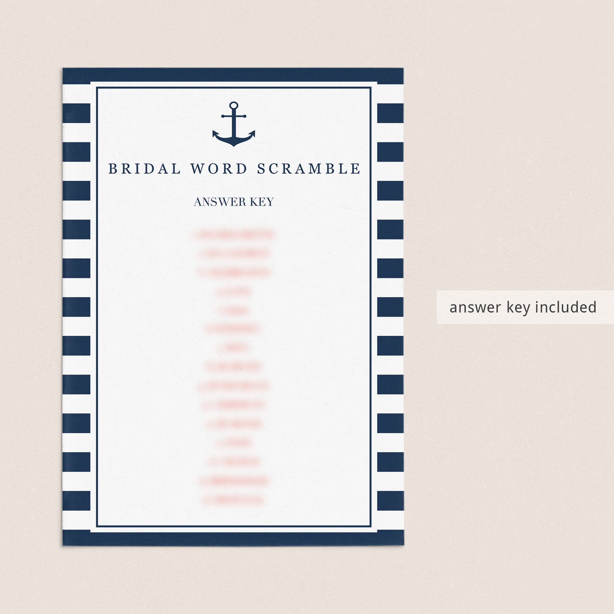 modern bridal word scramble answer key included