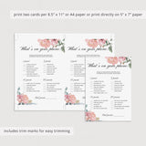 baby shower whats on your cell phone game download by LittleSizzle