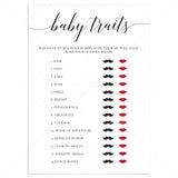 White baby shower games printable by LittleSizzle
