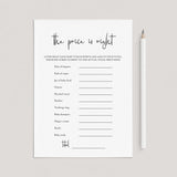 Modern Baby Shower Game The Price Is Right Download by LittleSizzle