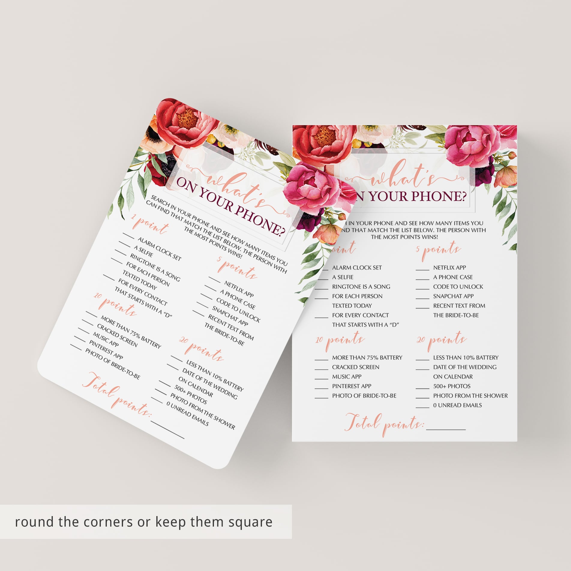 Download unique bridal shower games whats in your phone by LittleSizzle