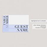 Wedding seating cards black and white by LittleSizzle