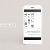 Long distance bridal shower invite editable by LittleSizzle