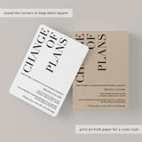 Change of plans announcements by LittleSizzle