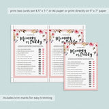 Lips or moustache baby shower game for girls by LittleSizzle