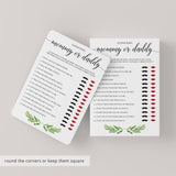 Guess who mommy or daddy game by LittleSizzle