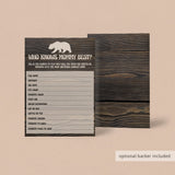 Forest baby shower who knows mommy best game by LittleSizzle