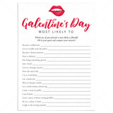 Who Is Most Likely To Game for Galentine's Day Printable by LittleSizzle