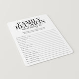 Who Is Most Likely To Game for Family Reunion