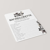 Gothic Bachelorette Party Game Who Is Most Likely To Printable