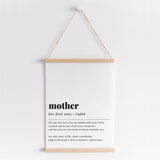 Mother Definition Print Instant Download
