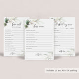 Gold and Greenery Mother's Day Cards Printable