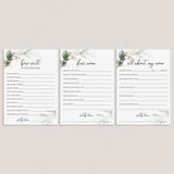 Gold and Greenery Mother's Day Cards Printable by LittleSizzle