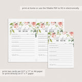 Mother's Day All About Mom Questionnaire Printable & Virtual