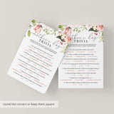 Mother's Day Trivia Game Printable & Fillable PDF