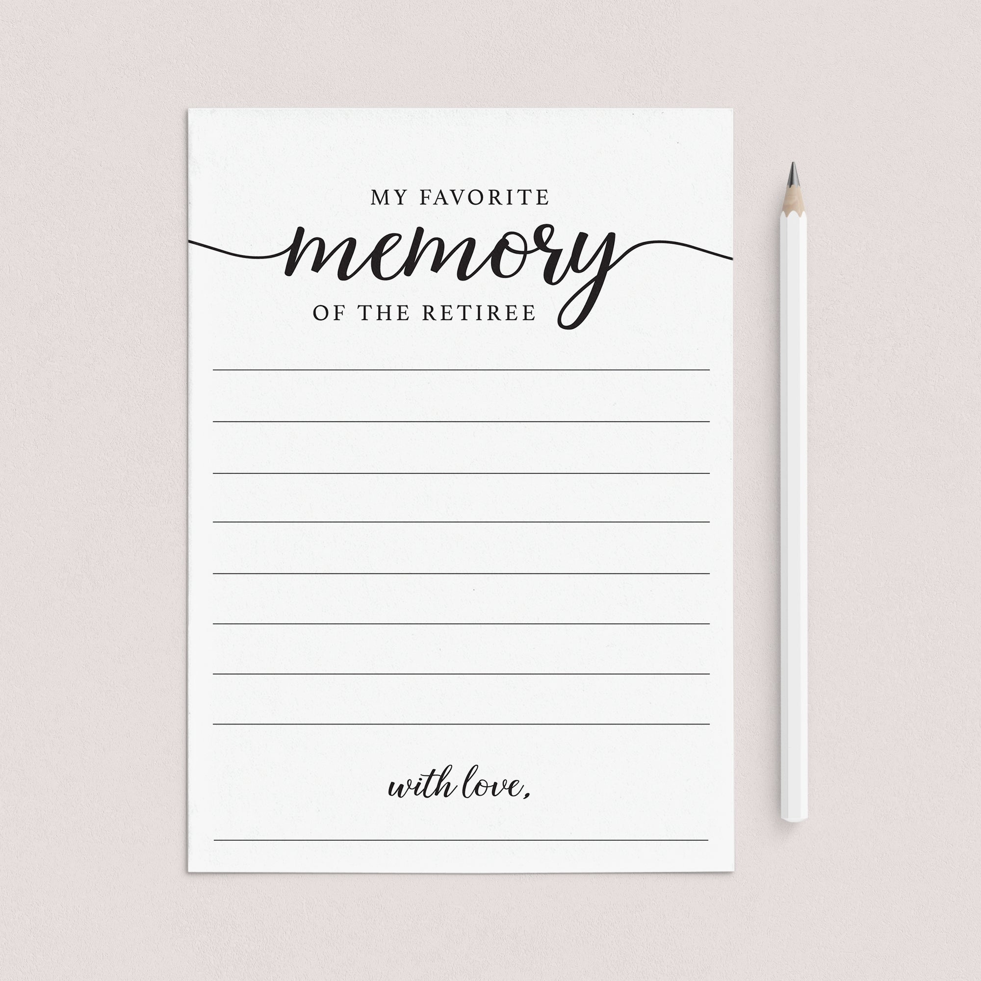 Retirement Favorite Memory Of The Retiree Cards by LittleSizzle