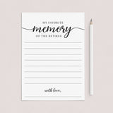 Retirement Favorite Memory Of The Retiree Cards by LittleSizzle