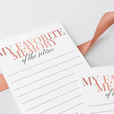 My Favorite Memory Of The Retiree Cards for Women Printable