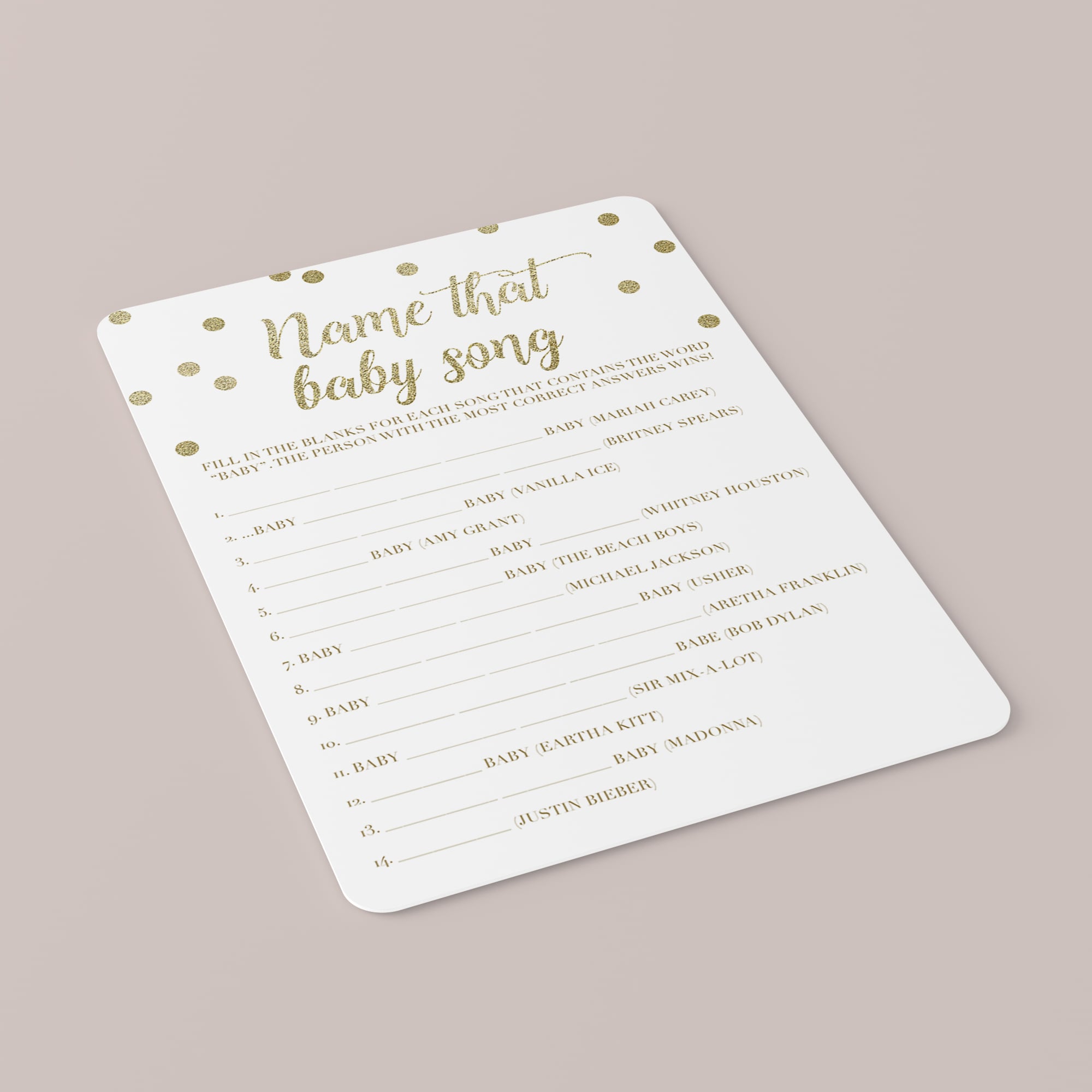 Funny baby shower games twinkle twinkle theme by LittleSizzle