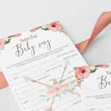 Boho Chic Baby Shower Game Name The Baby Song