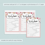 Name that song baby shower game with answer sheet by LittleSizzle