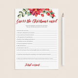 Christmas Carol Guessing Game Printable by LittleSizzle
