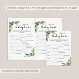 Name the baby song game for neutral baby shower ideas by LittleSizzle