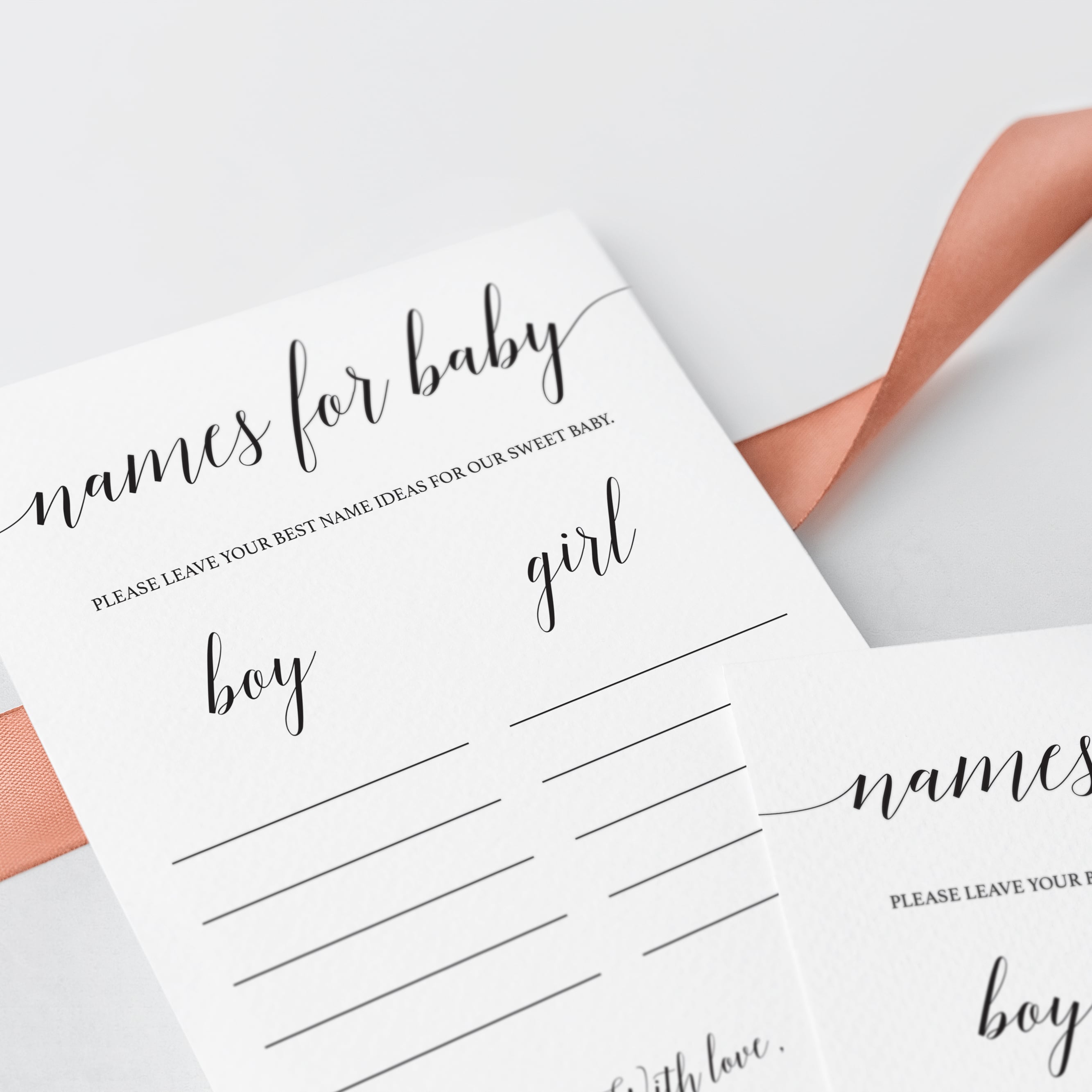 Names for baby cards by LittleSizzle