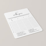 Dirty Games Bundle Printable Modern Minimalist