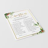 Adult Christmas Naughty or Nice List Printable