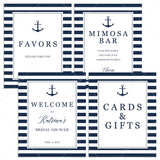 Beach Bridalshower Signs Bundle Instant Download by LittleSizzle
