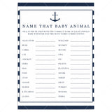 Name that baby animal game for boy baby shower by LittleSizzle