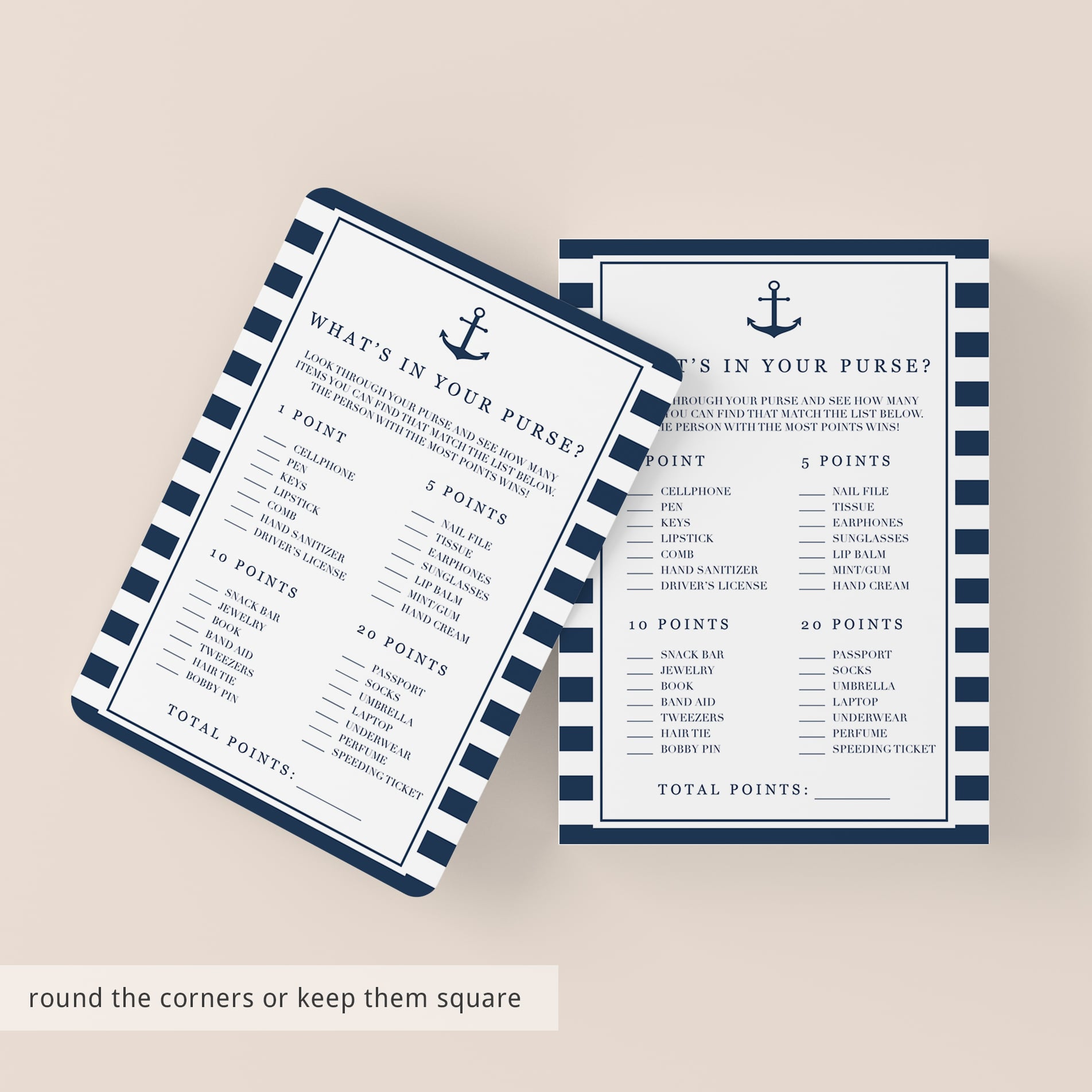 nautical bridal shower games printable download