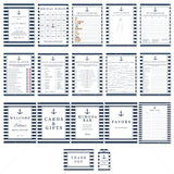 Nautical Bridal Shower Bundle Complete Instant Download by LittleSizzle