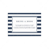 Nautical baby shower bring a book instead of card printable by LittleSizzle