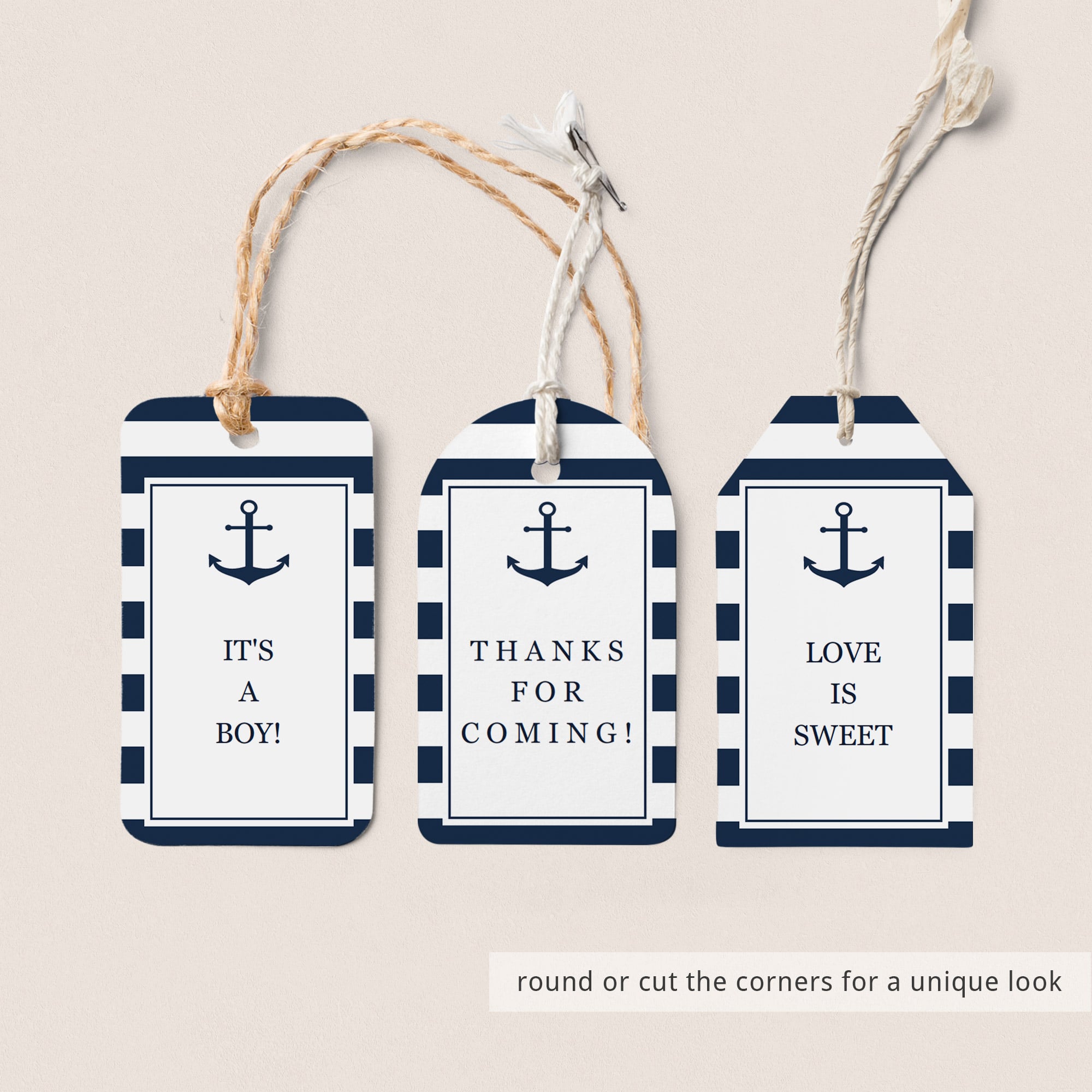 Bridal shower favor tags summer theme by LittleSizzle