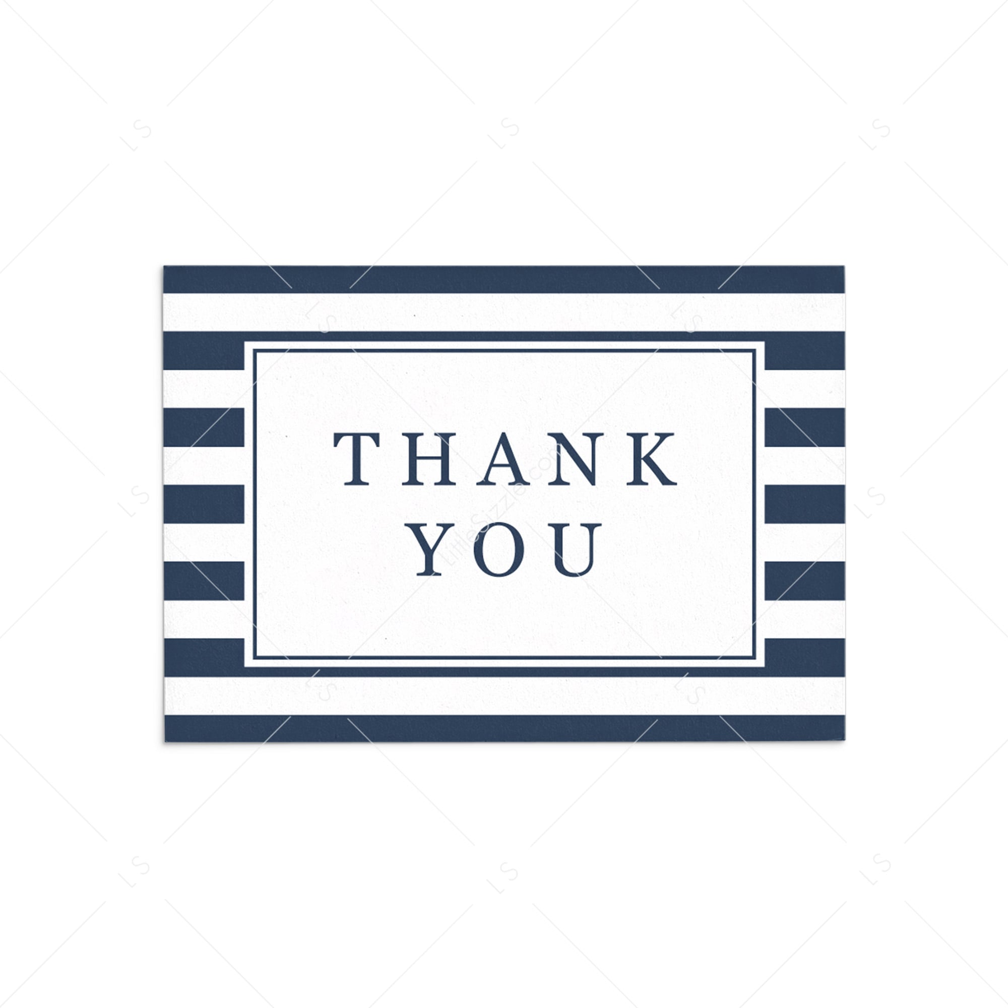 Nautical baby shower thank you cards for boys by LittleSizzle