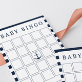 Printable Baby Bingo Game Cards - Nautical