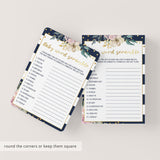 Answer key word scramble baby shower by LittleSizzle