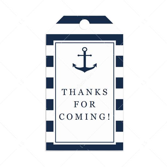 Nautical favor tag template by LittleSizzle