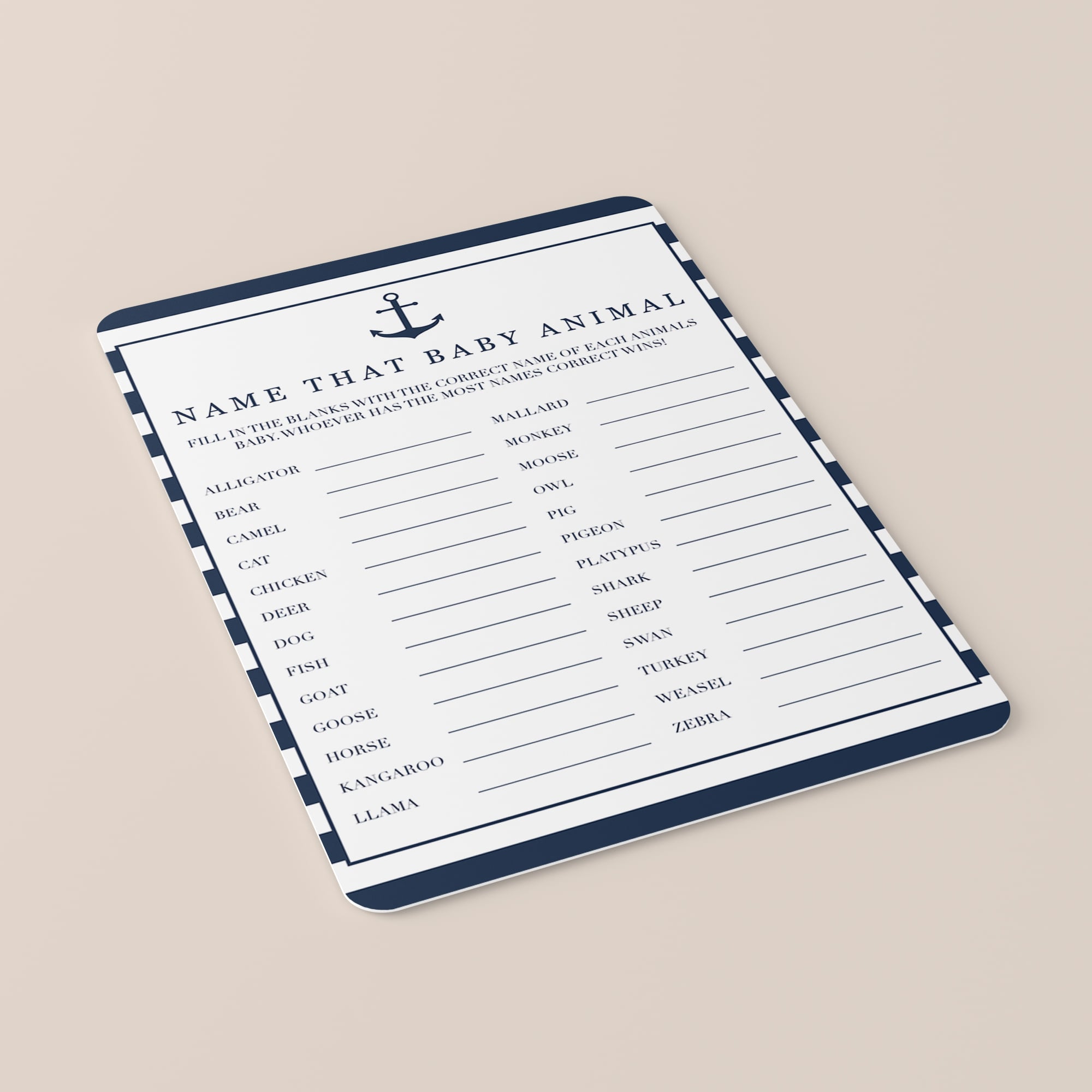 Instant download funny baby shower games for boys by LittleSizzle