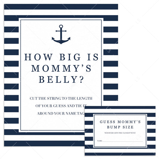 How big is mommy's bump size game for boy by LittleSizzle