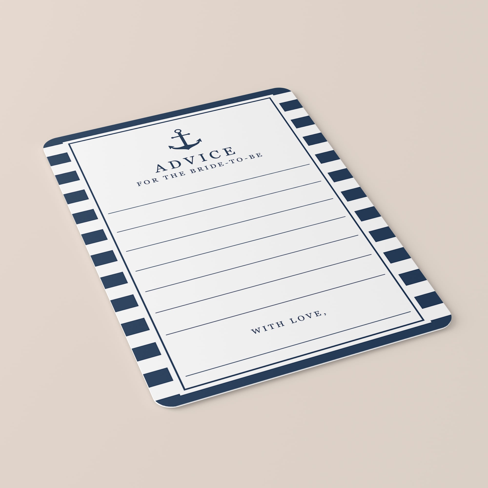 beach bridal shower advice for the bride to be