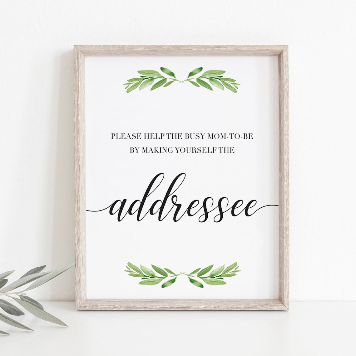 Write your own thank you card sign for baby shower by LittleSizzle