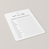 Modern Minimalist Baby Shower Games Bundle Printable