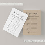 Modern Minimalist Baby Shower Games Bundle Printable