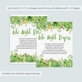 Editable baby shower diaper thoughts game by LittleSizzle