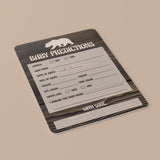 Wood Baby Boy Shower Baby Predictions Printable